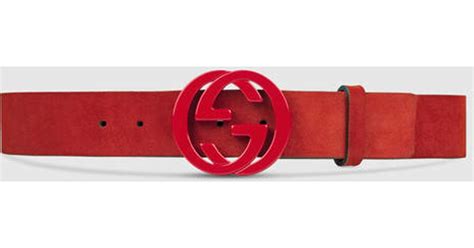 red gucci womens belt|red suede Gucci.